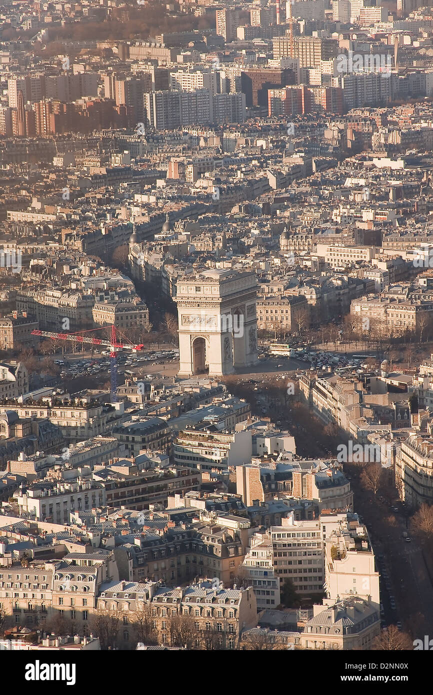 Arc de Triomphe Stockfoto