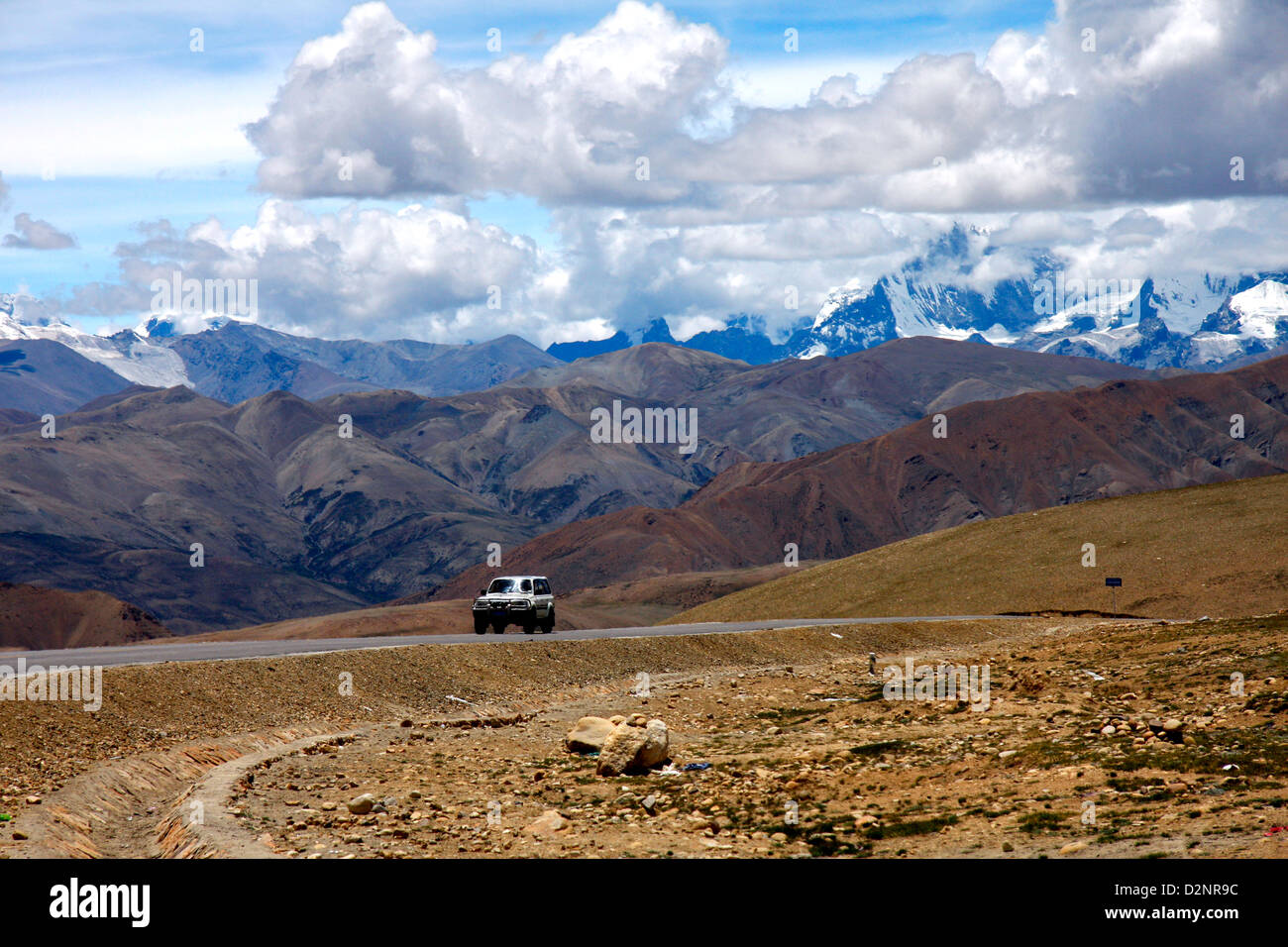 Himalaya-Panorama in der Nähe von Mt Kailash Stockfoto