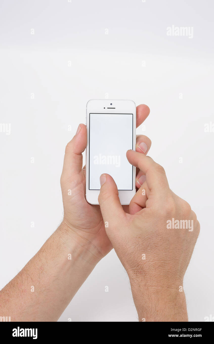 Per Smartphone Stockfoto
