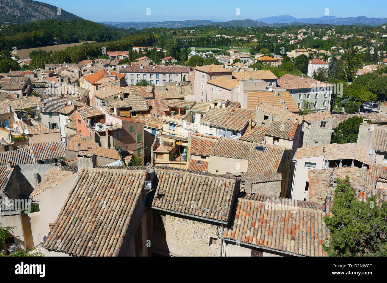 Malaucene Dorf Vaucluse Provence Stockfoto