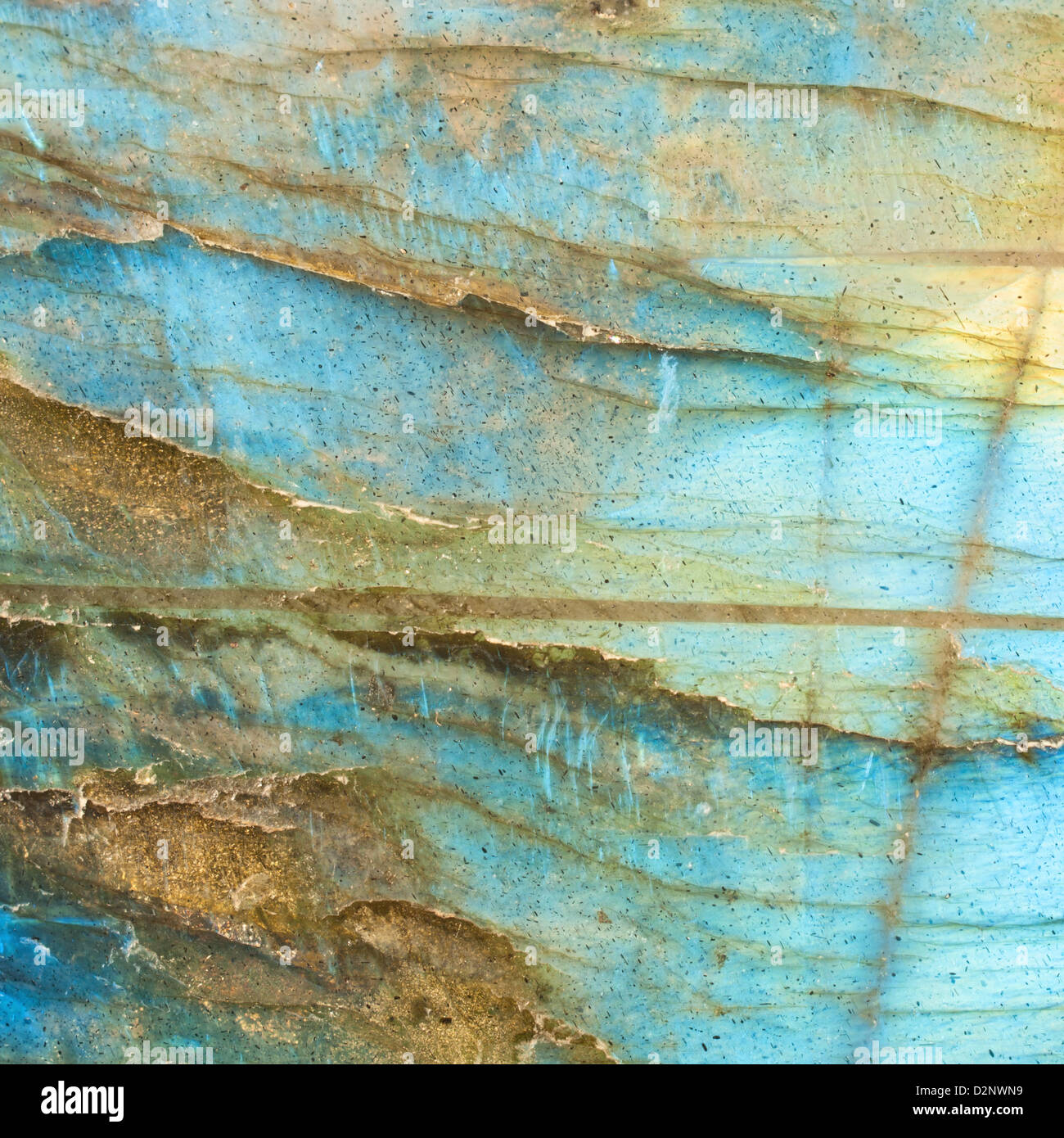 Abstrakte Labradorit Textur Hintergrund. Stockfoto