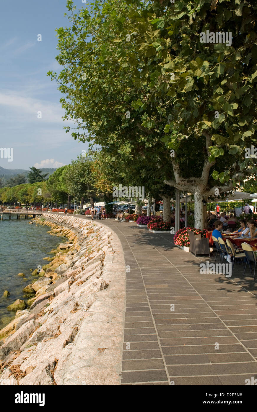 Garda Veneto-Italien-Reise-Tourismus Stockfoto