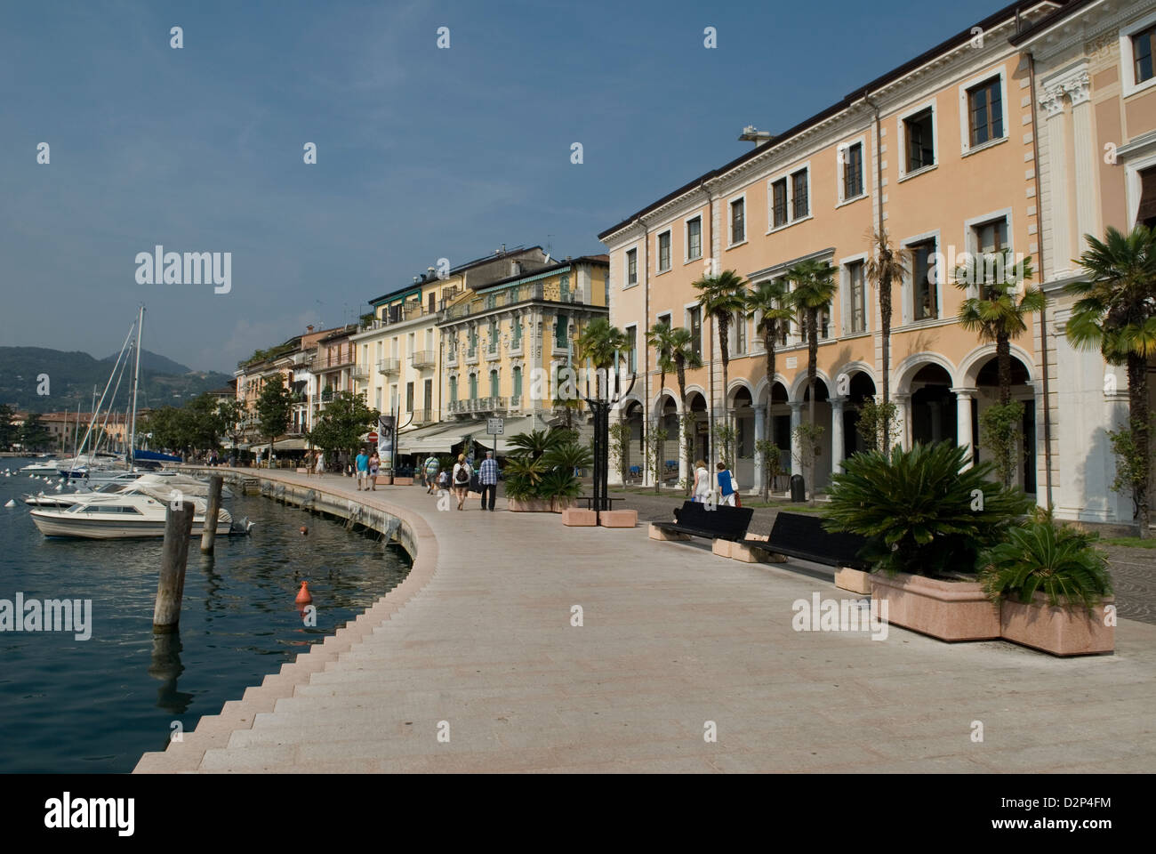 Salo-Lombardei-Italien-Reise-Tourismus Stockfoto