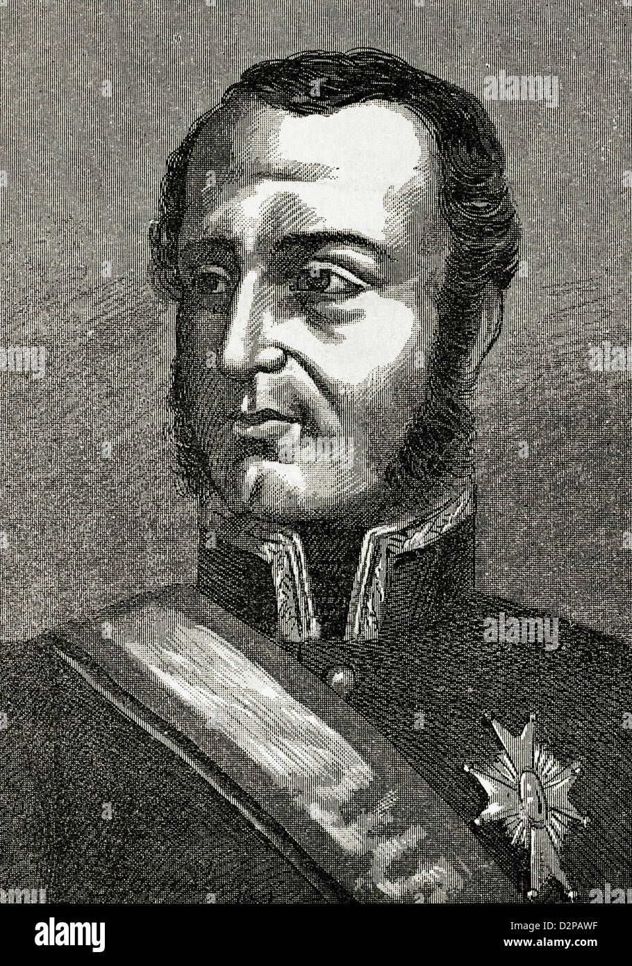 Joaquin Blake Joyes (1759-1827). Spanischer Militär. Gravur. Stockfoto