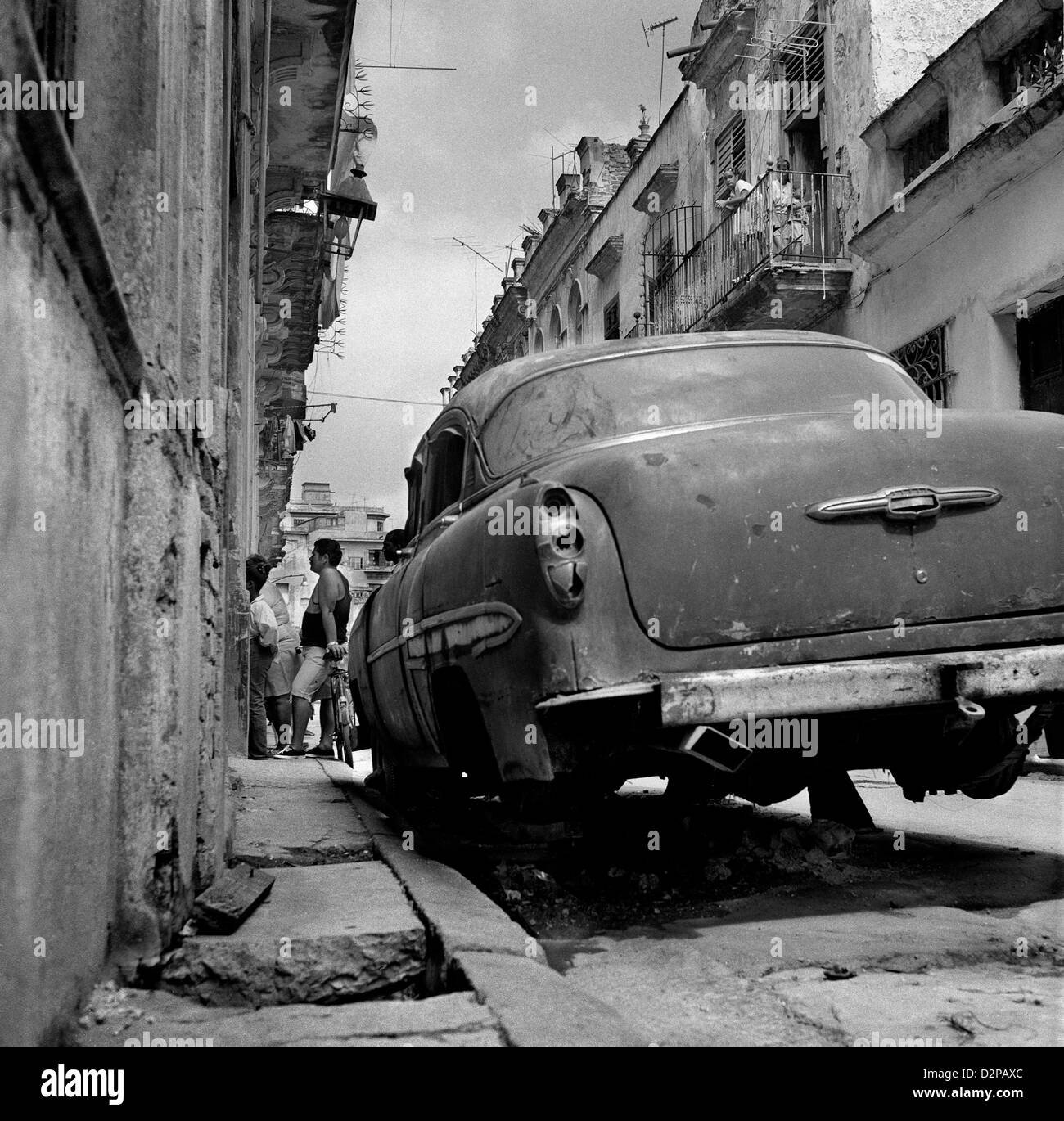 Straßenszene in Havanna Stockfoto