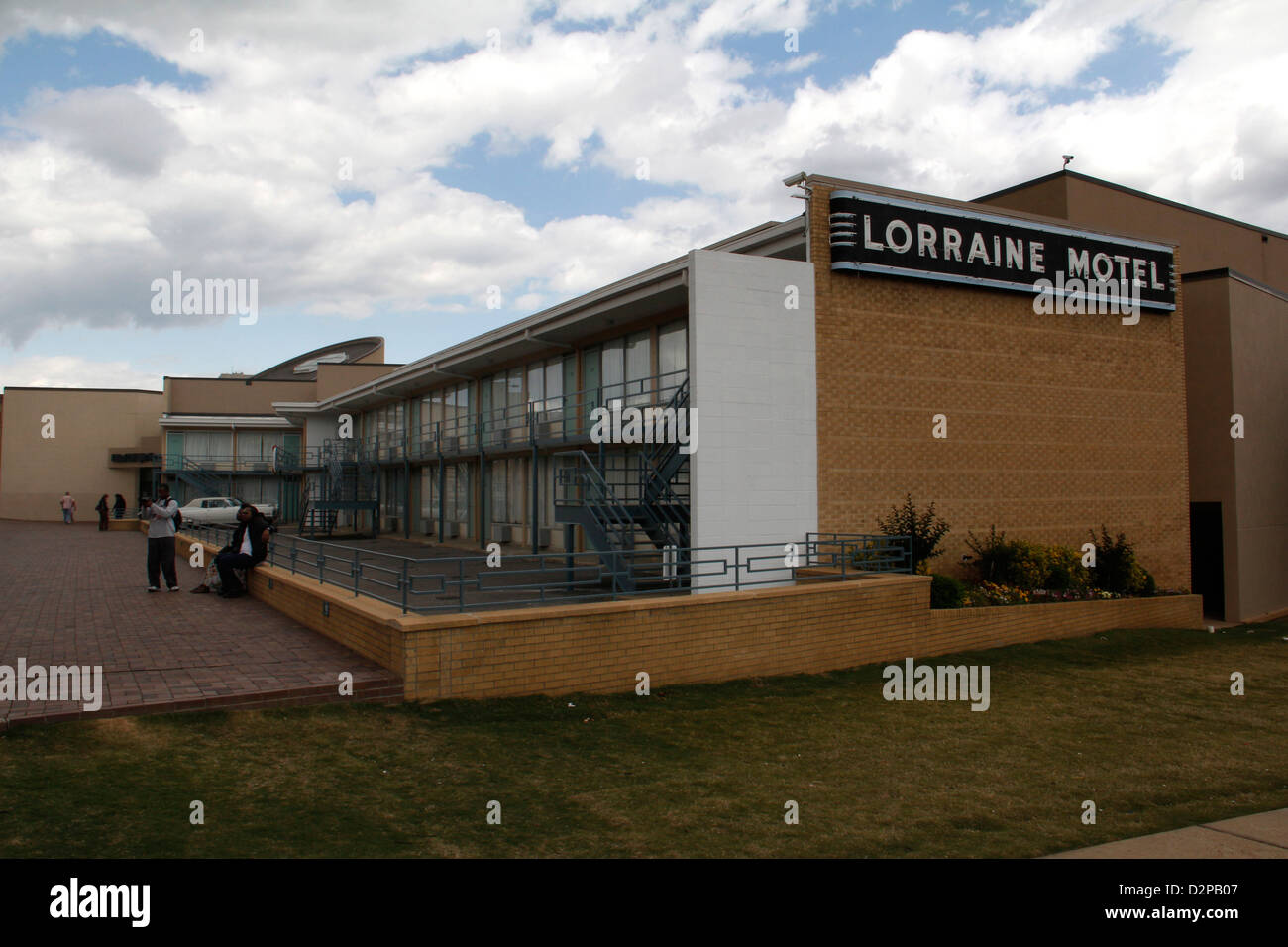 Lorraine Motel Memorial National Civil Rights Museum Raum 306 Martin Luther King Jr. war Ermordung Website Memphis Tennessee Stockfoto