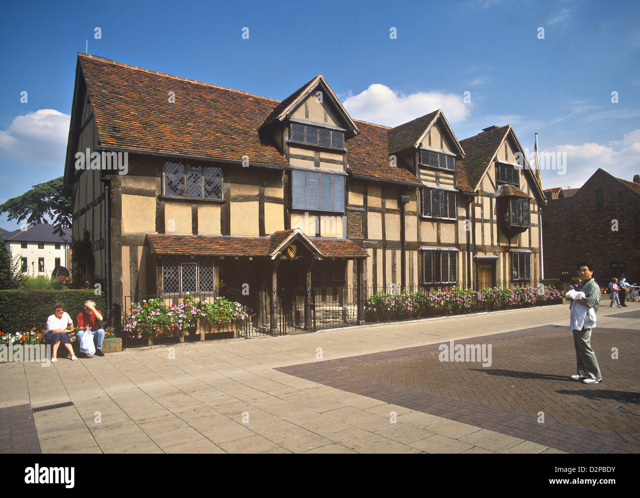 Skakespeare Geburtsort Stratford-upon-Avon, England Stockfoto