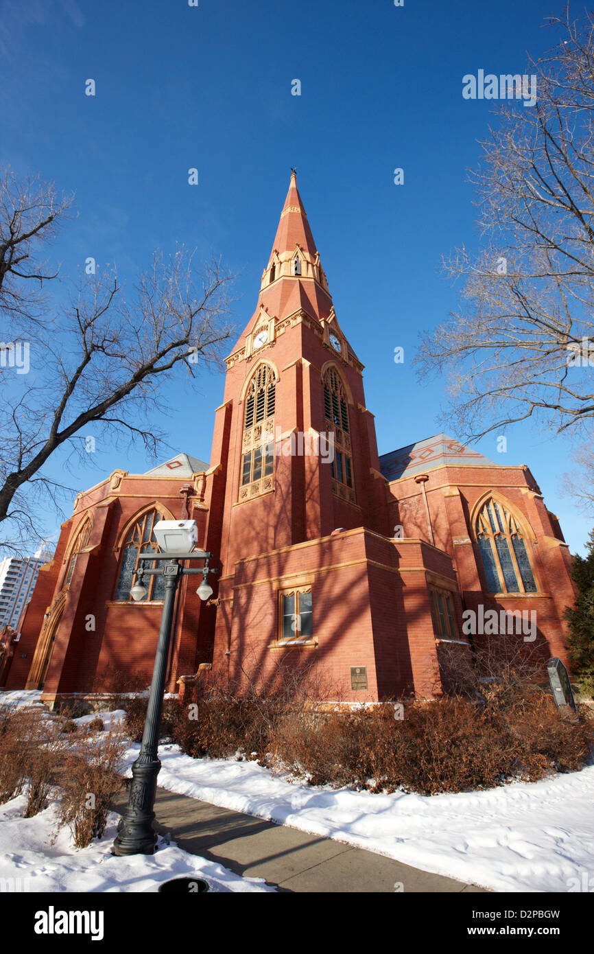 Kathedrale des Hl. Johannes der Evangelist Saskatoon Saskatchewan Kanada Stockfoto