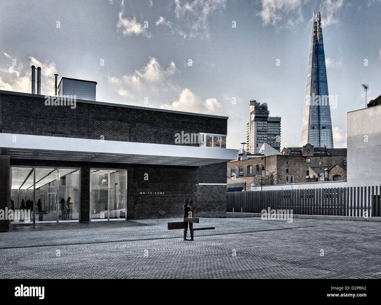 White-Cube-Kunstgalerie Bermondsey High Street London UK Stockfoto