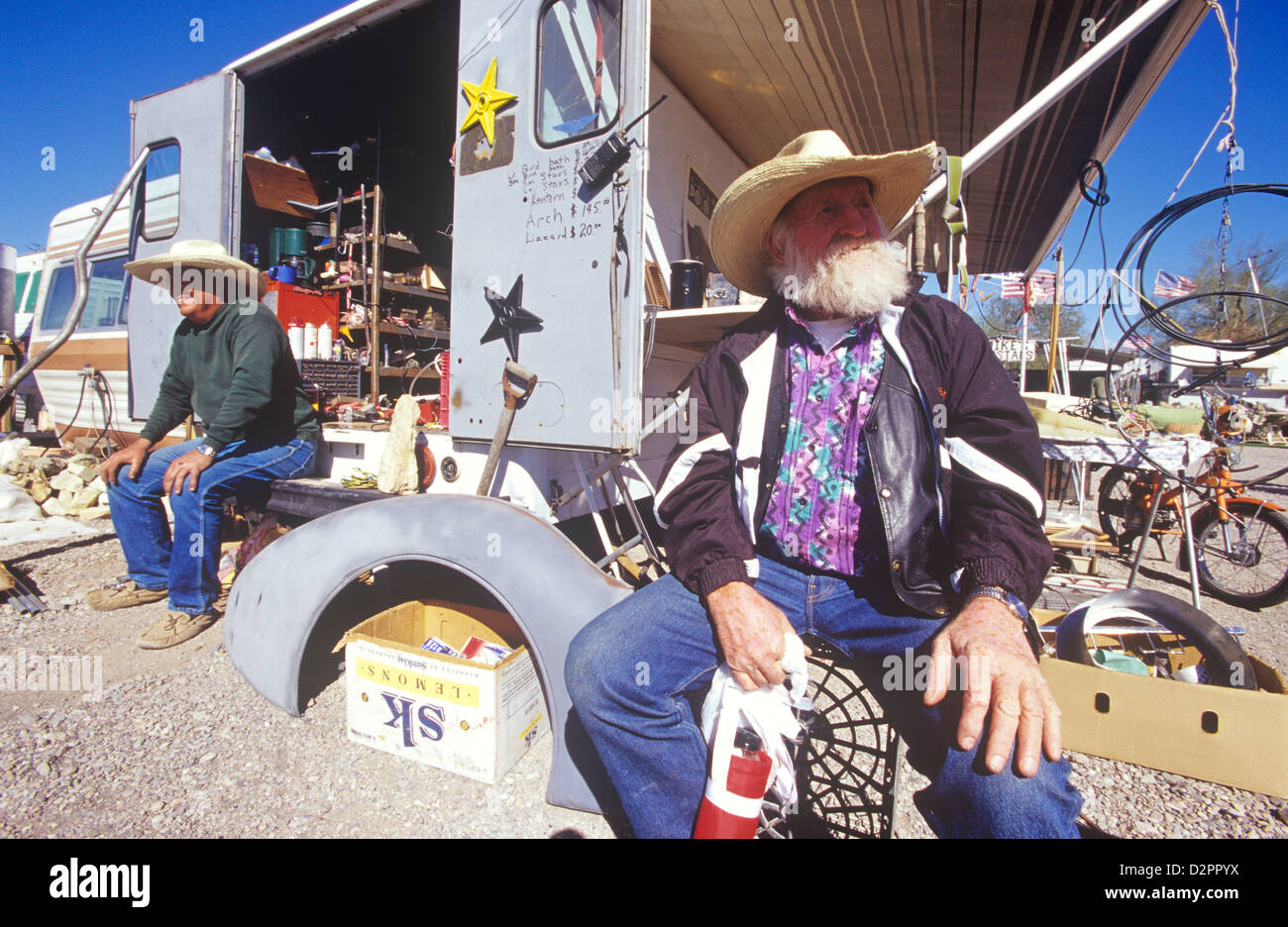 Flohmarkt, Quartzsite, Arizona, USA Stockfoto