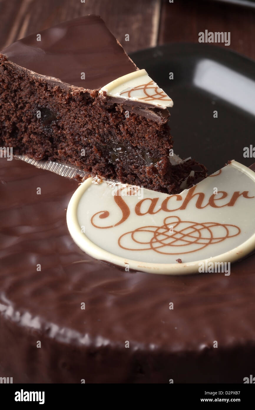 Sachertorte Stockfoto