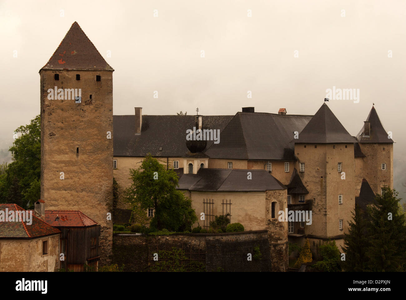 Schloss Neuburg am Inn River, Bayern, Deutschland Stockfoto