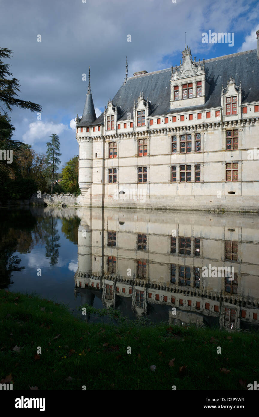 Das Schloss Azay le Rideau, UNESCOWeltkulturerbe, IndreetLoire