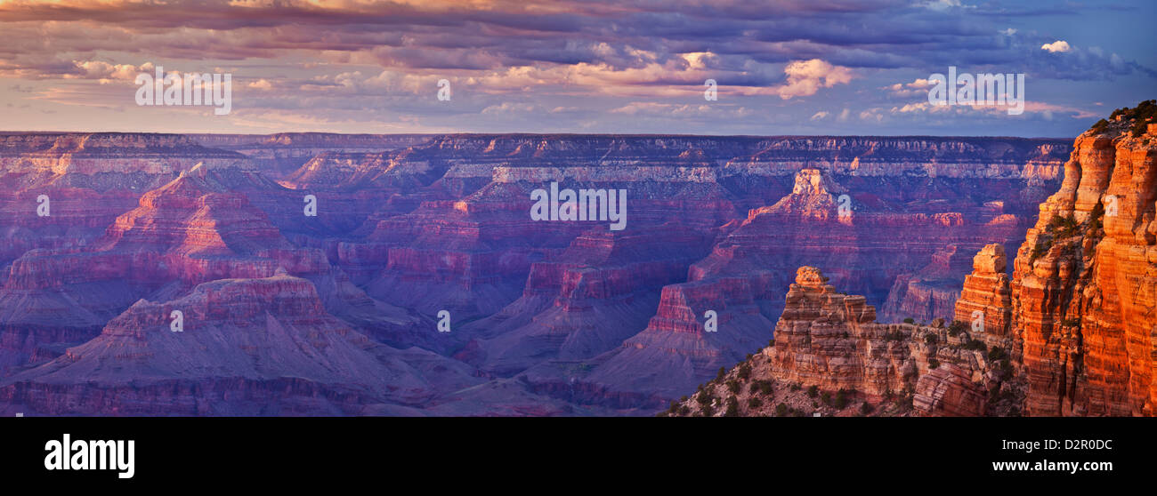 South Kaibab Trail übersehen, South Rim, Grand Canyon National Park, Arizona, USA Stockfoto