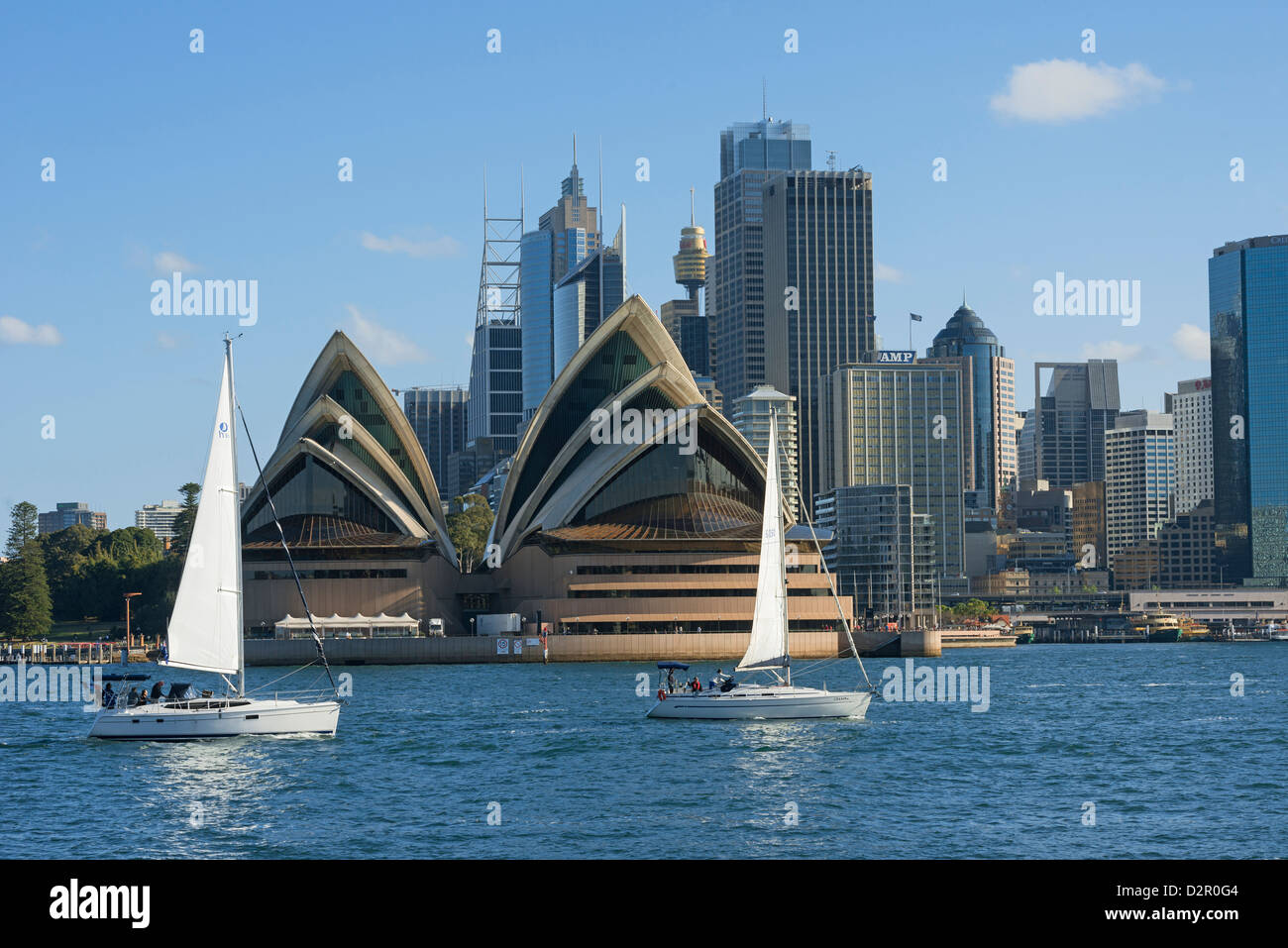 Opera House und Sydney Skyline der Stadt, Sydney, New South Wales, Australien, Pazifik Stockfoto