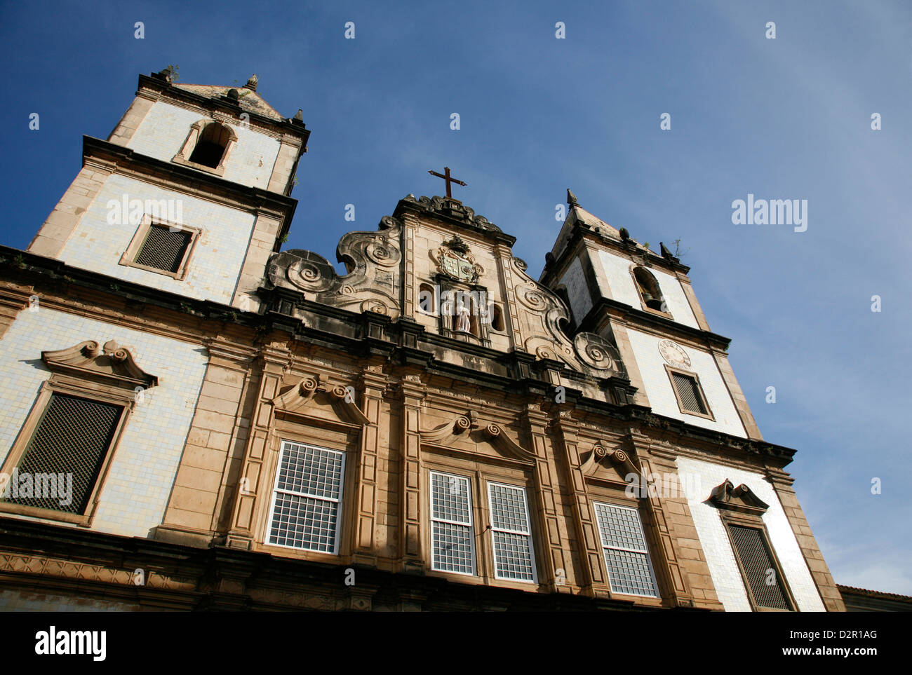 Igreja de Sao Francisco Kirche, UNESCO-Weltkulturerbe, Salvador (Salvador de Bahia), Bahia, Brasilien, Südamerika Stockfoto