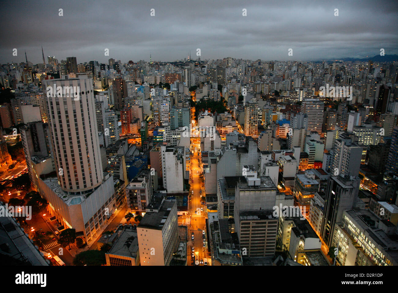 Skyline von Sao Paulo, Brasilien, Südamerika Stockfoto