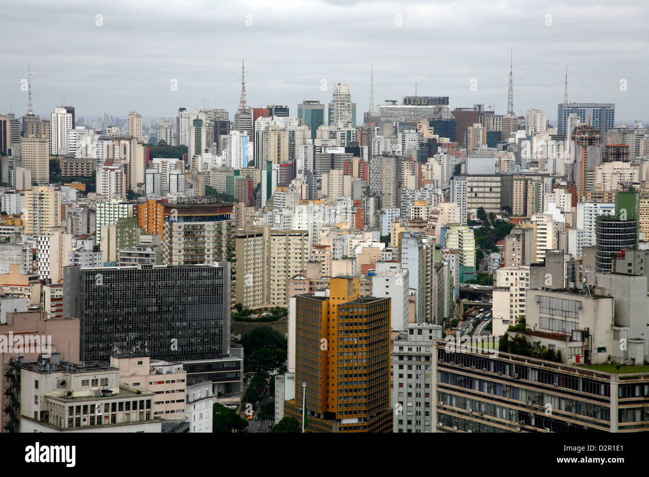 Skyline von Sao Paulo, Brasilien, Südamerika Stockfoto
