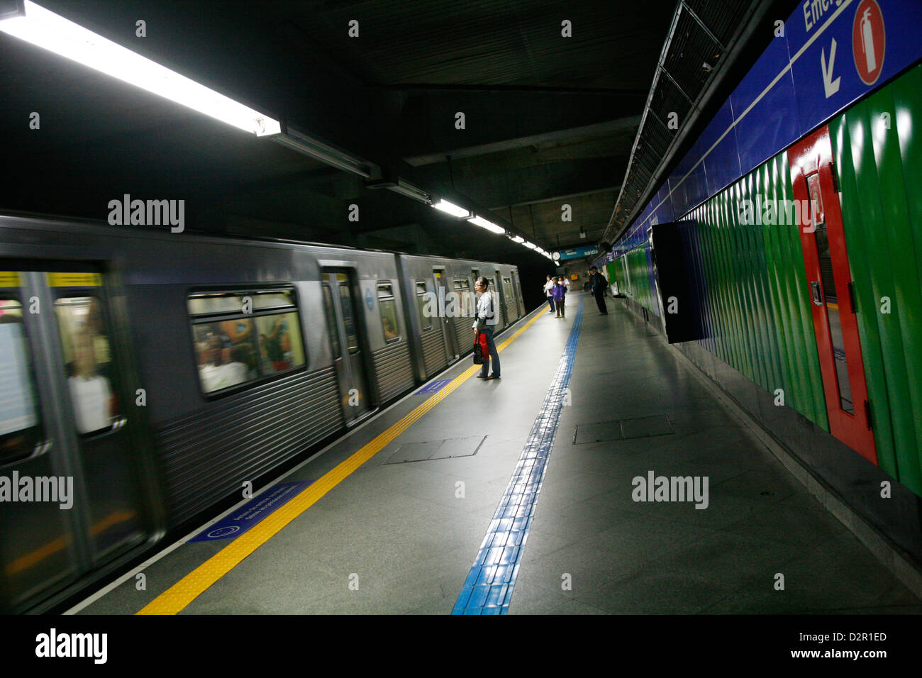 U-Bahnstation, Sao Paulo, Brasilien, Südamerika Stockfoto U-Bahnstation, Sao Paulo, Brasilien, Südamerika Stockfoto