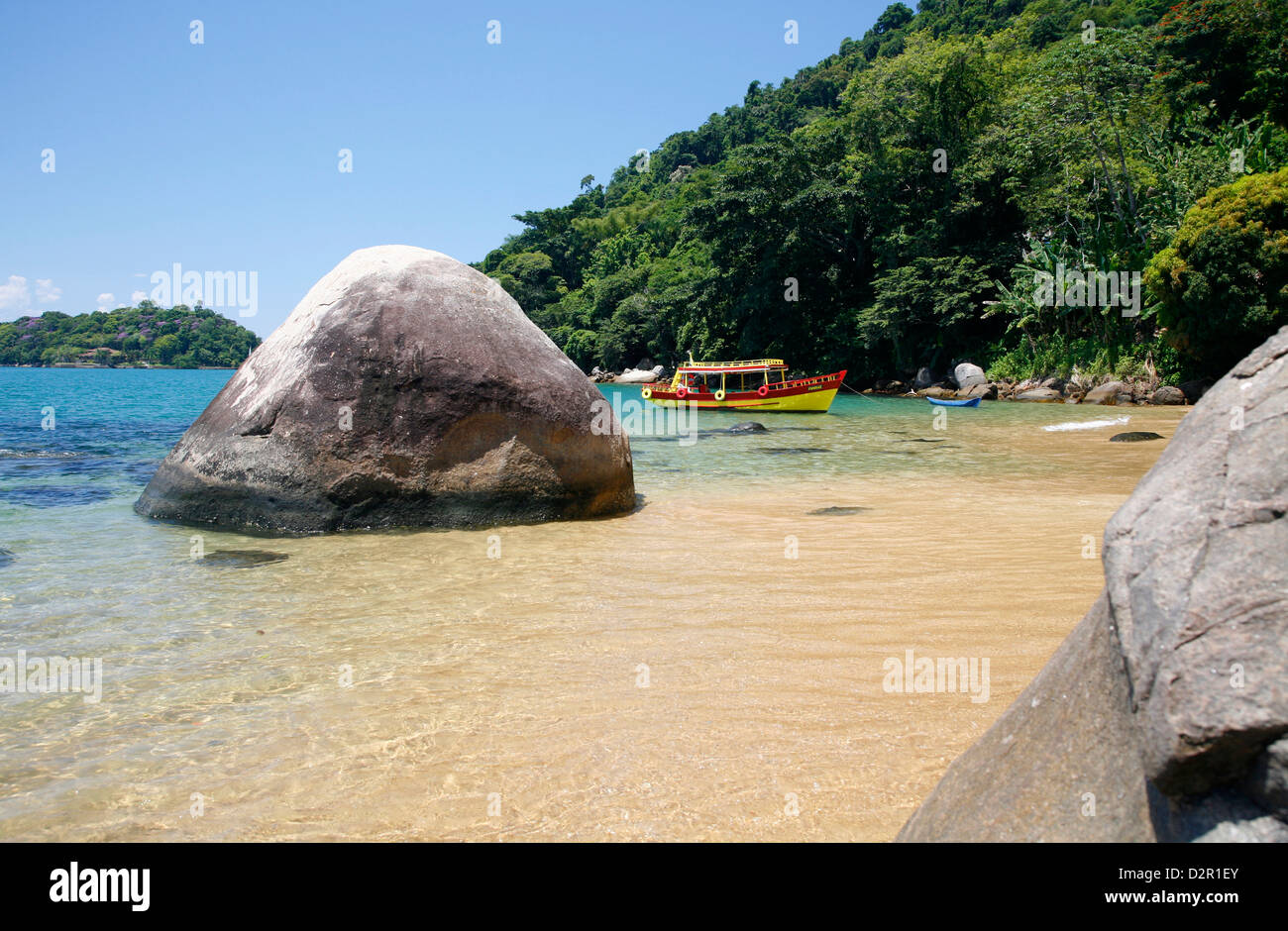 Vermelha Strand in der Nähe von Parati, Rio de Janeiro, Brasilien, Südamerika Stockfoto Vermelha Strand in der Nähe von Parati, Rio de Janeiro, Brasilien, Südamerika Stockfoto