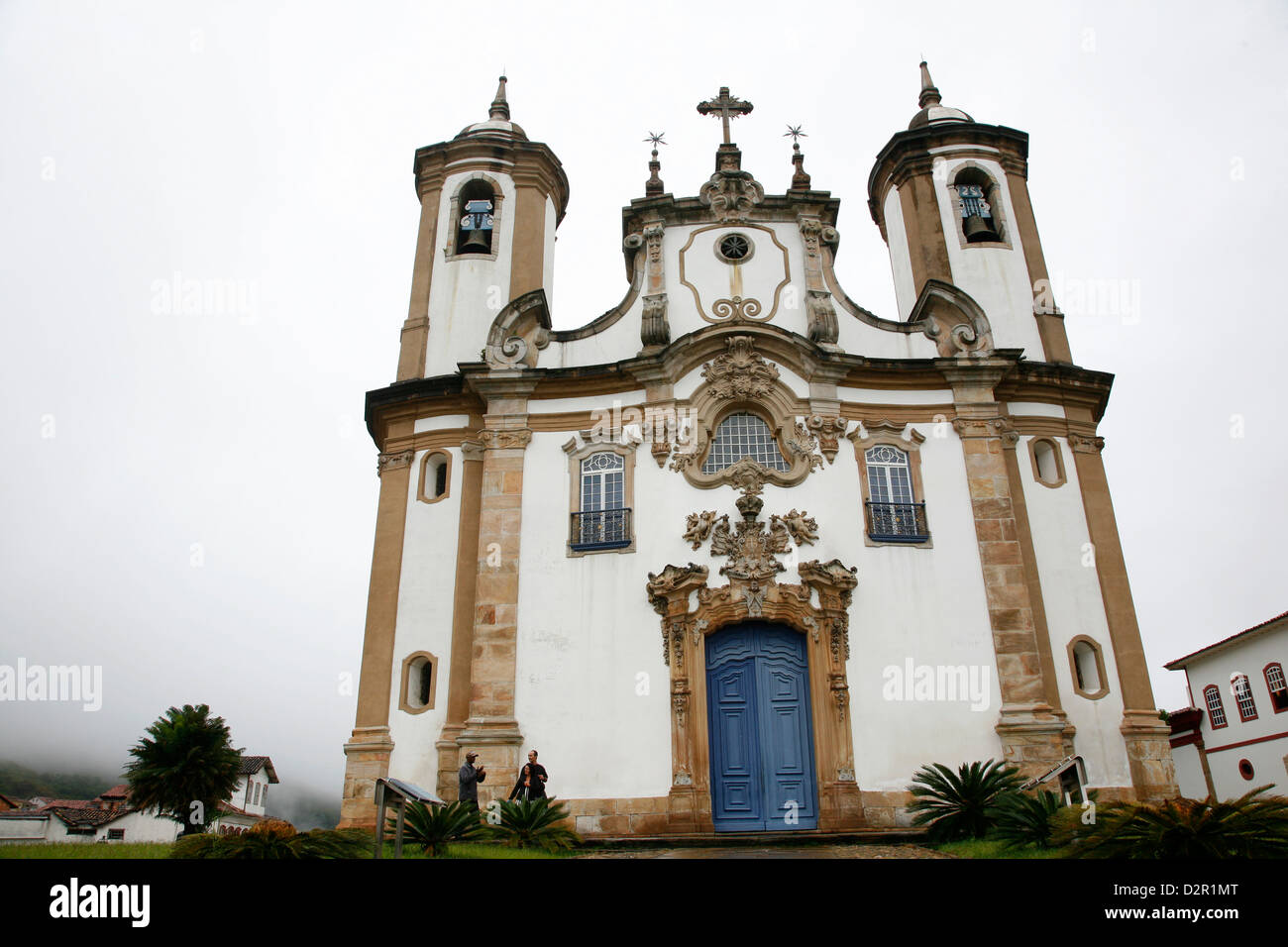 Igreja de Nossa Senhora Carmo (unserer lieben Frau vom Berge Karmel) Kirche, Ouro Preto, Minas Gerais, Brasilien Stockfoto