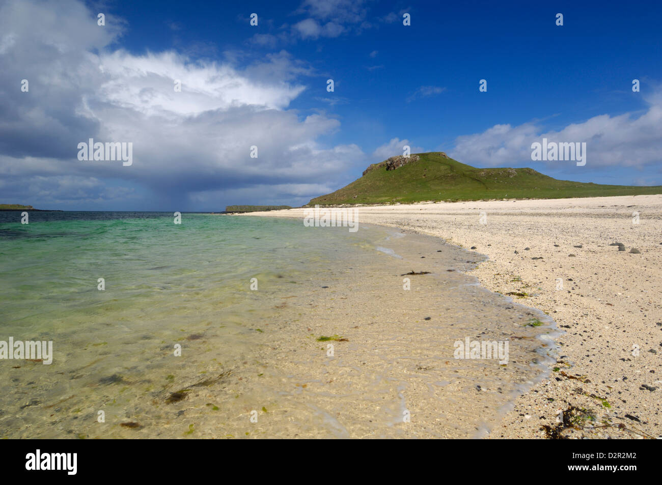 Coral Beach an einem Dorneil, Loch Dunvegan, Isle Of Skye, innere Hebriden, Schottland, Vereinigtes Königreich, Europa Stockfoto