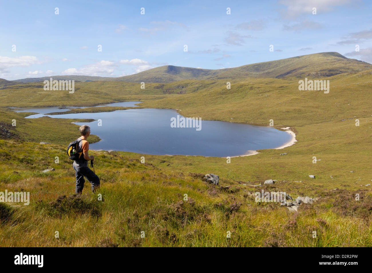 Loch Neldricken, Galloway Hills, Dumfries and Galloway, Schottland, Vereinigtes Königreich, Europa Stockfoto