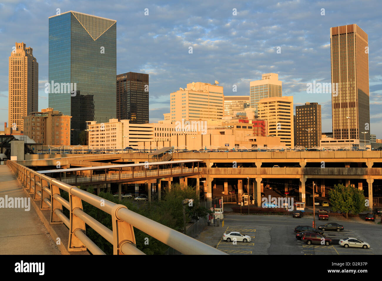 Atlanta Skyline, Atlanta, Georgia, Vereinigte Staaten von Amerika, Nordamerika Stockfoto