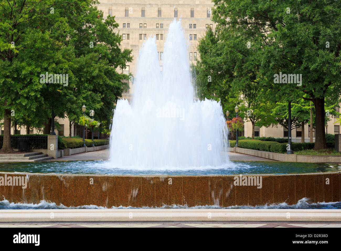 Brunnen in Linn Park, Birmingham, Alabama, Vereinigte Staaten von Amerika, Nordamerika Stockfoto