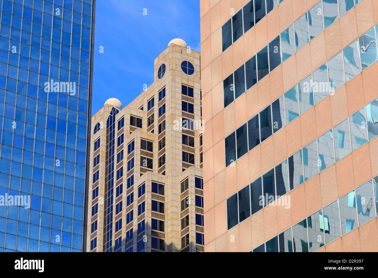 Financial District auf der 5th Avenue, Birmingham, Alabama, Vereinigte Staaten von Amerika, Nordamerika Stockfoto