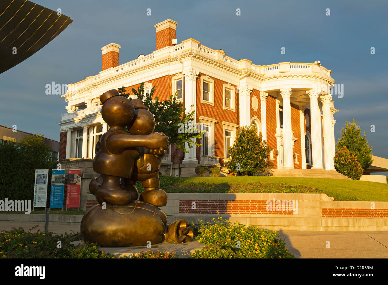 Hunter Museum of American Art, Bluff Ansicht Arts District, Chattanooga, Tennessee, Vereinigte Staaten von Amerika, Nordamerika Stockfoto