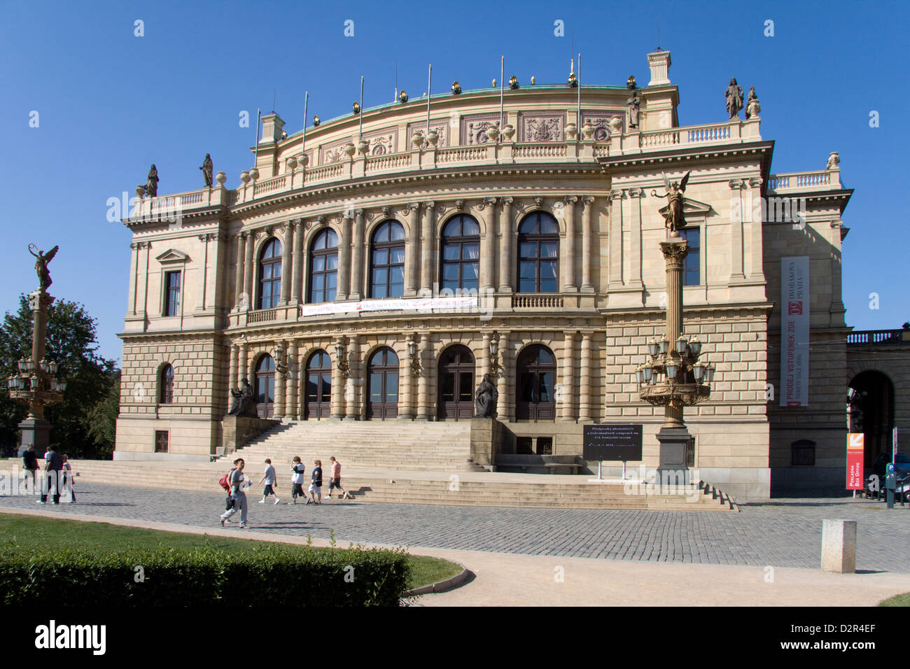 Rudolfinum Prag Stockfoto