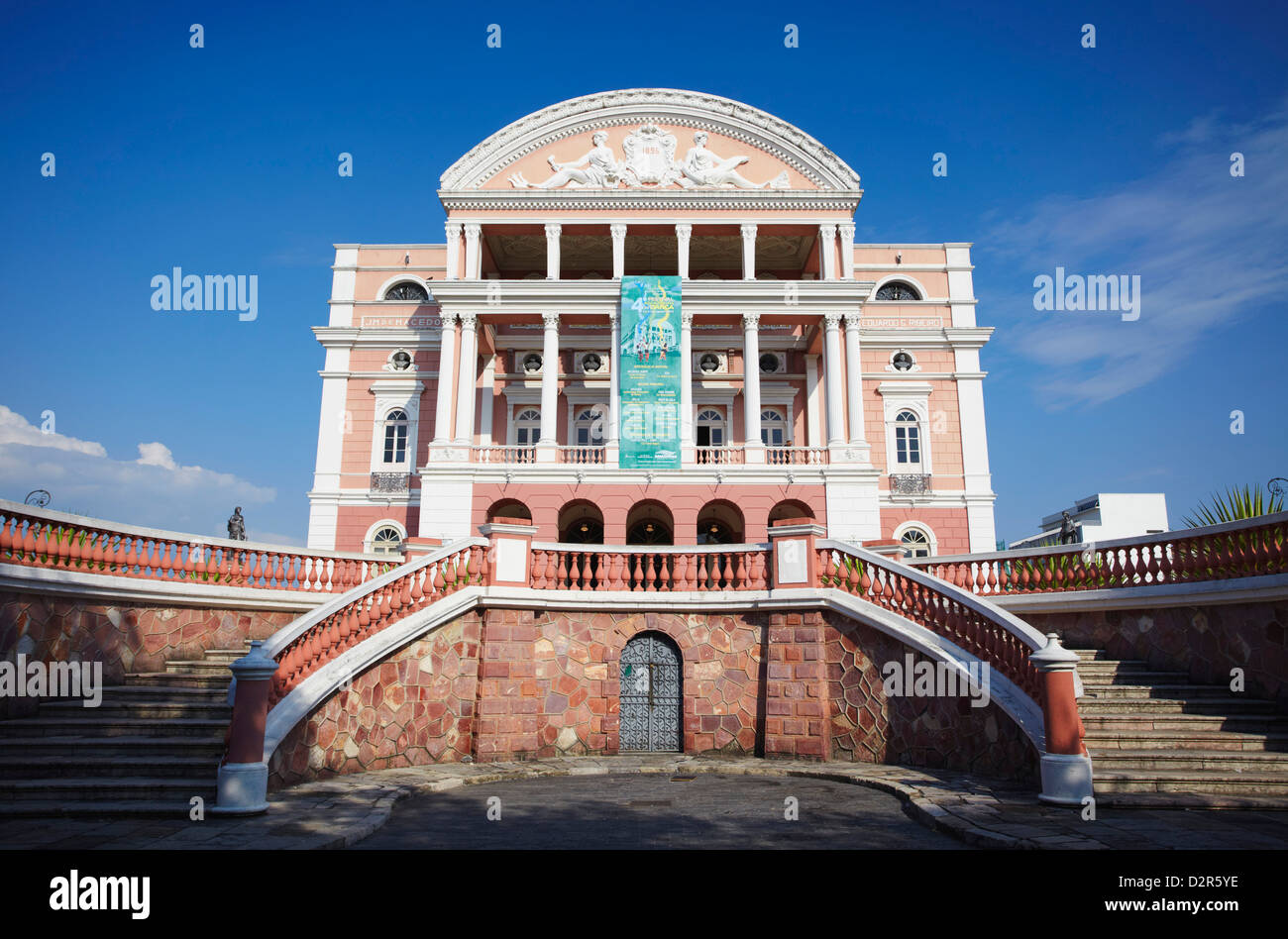 Teatro Amazonas (Opernhaus), Manaus, Amazonas, Brasilien, Südamerika Stockfoto