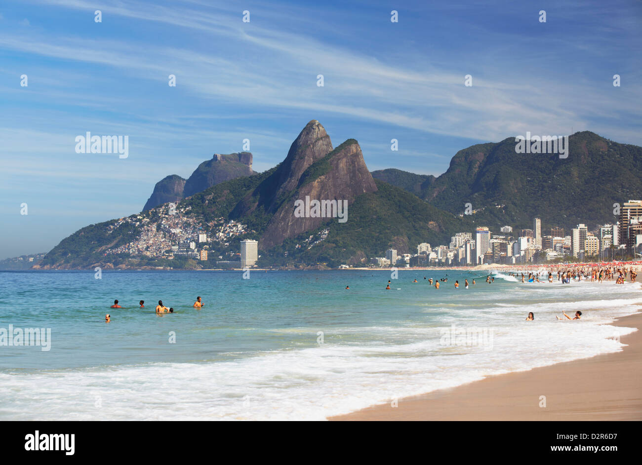 Ipanema-Strand, Rio De Janeiro, Brasilien, Südamerika Stockfoto Ipanema-Strand, Rio De Janeiro, Brasilien, Südamerika Stockfoto