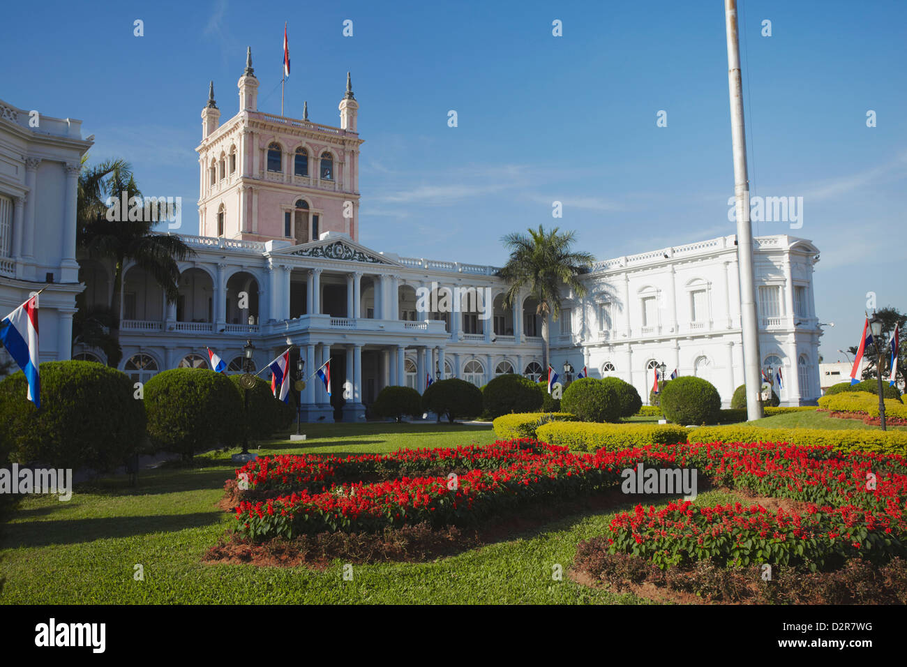 Palacio de Gobierno (Regierungspalast), Asuncion, Paraguay, Südamerika Stockfoto Palacio de Gobierno (Regierungspalast), Asuncion, Paraguay, Südamerika Stockfoto