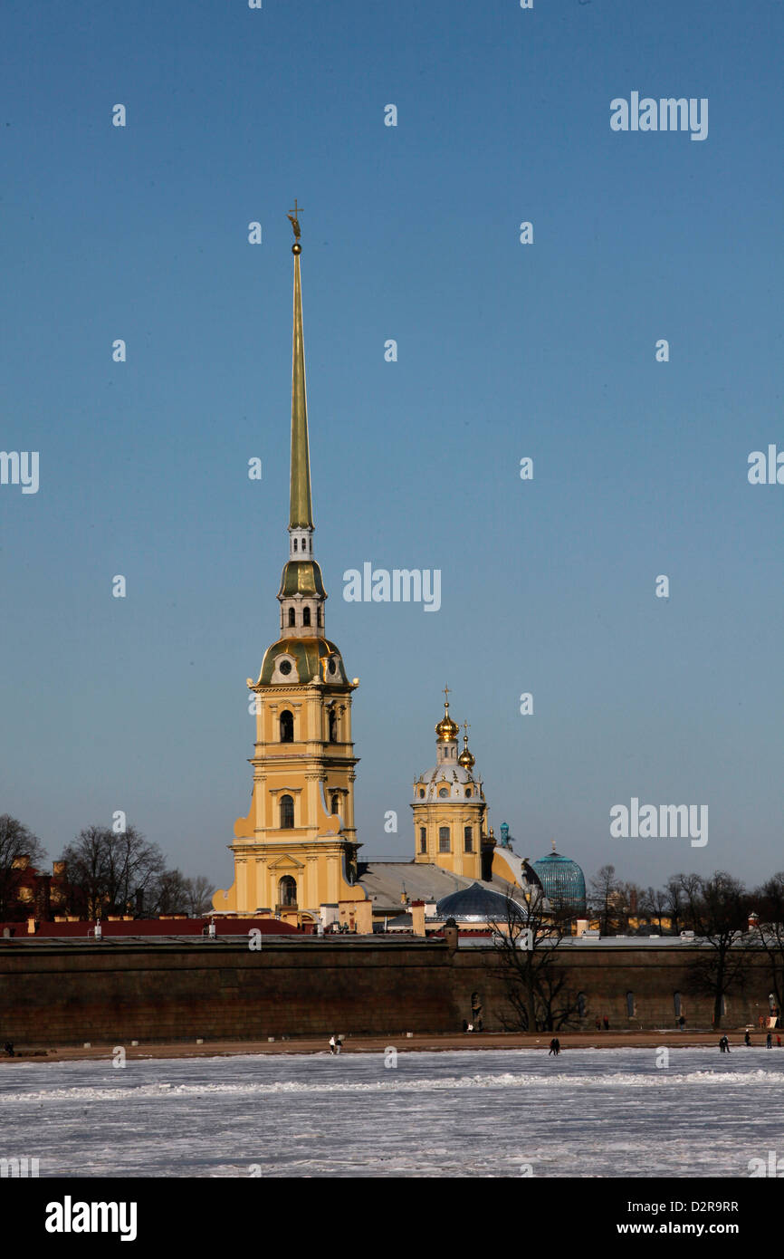 Kathedrale St. Peter und St. Paul, St. Petersburg, Russland, Europa Stockfoto