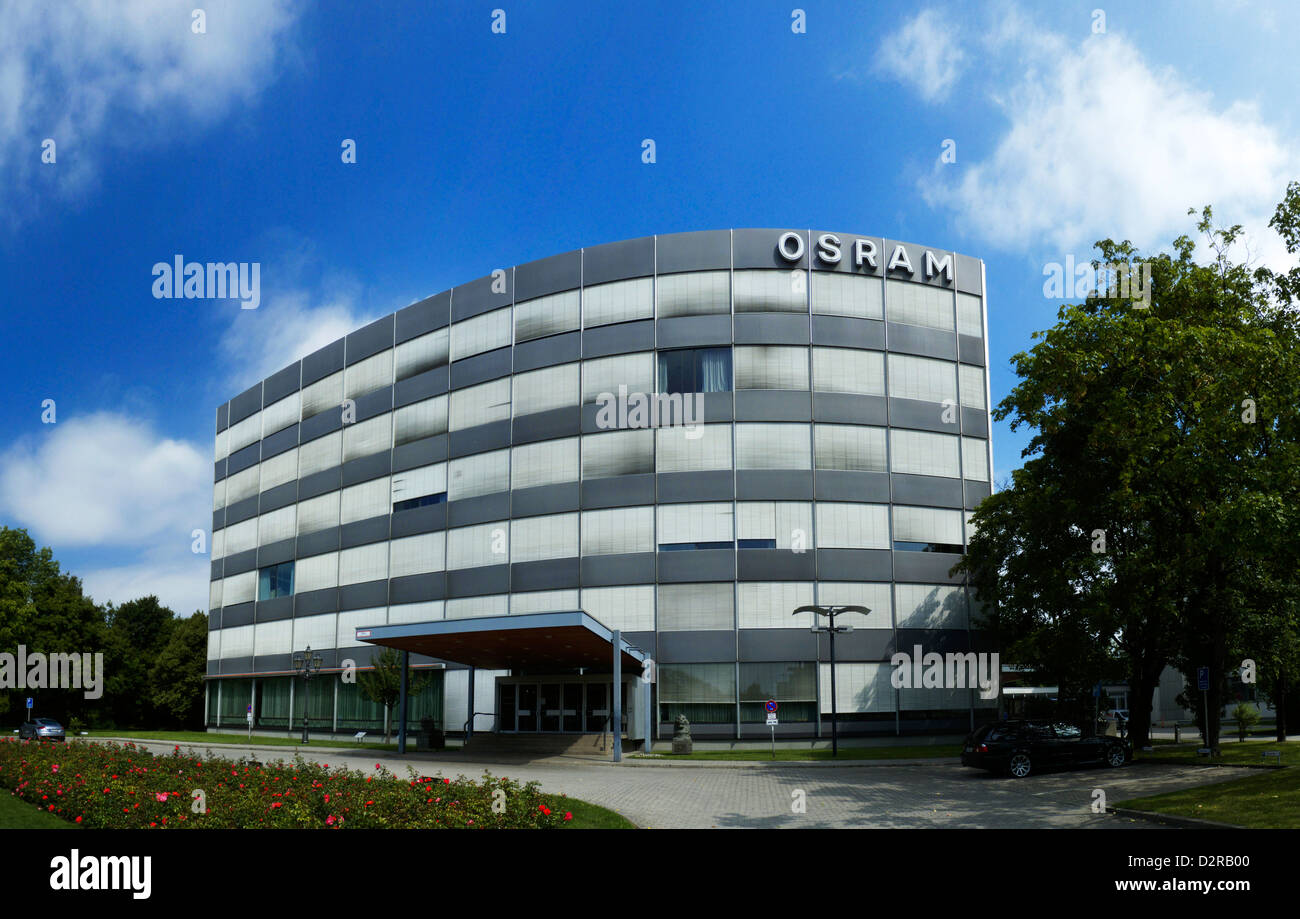 Deutschland München Osram Lampen und Beleuchtung Systemhaus Stockfoto