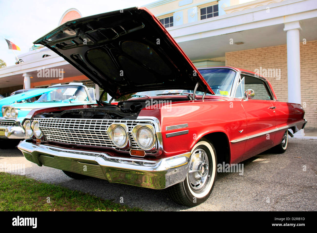 Amerikanische 1963 Chevrolet Impalla SS Auto an der Sarasota stolz und Freude Auto zeigen in Florida Stockfoto