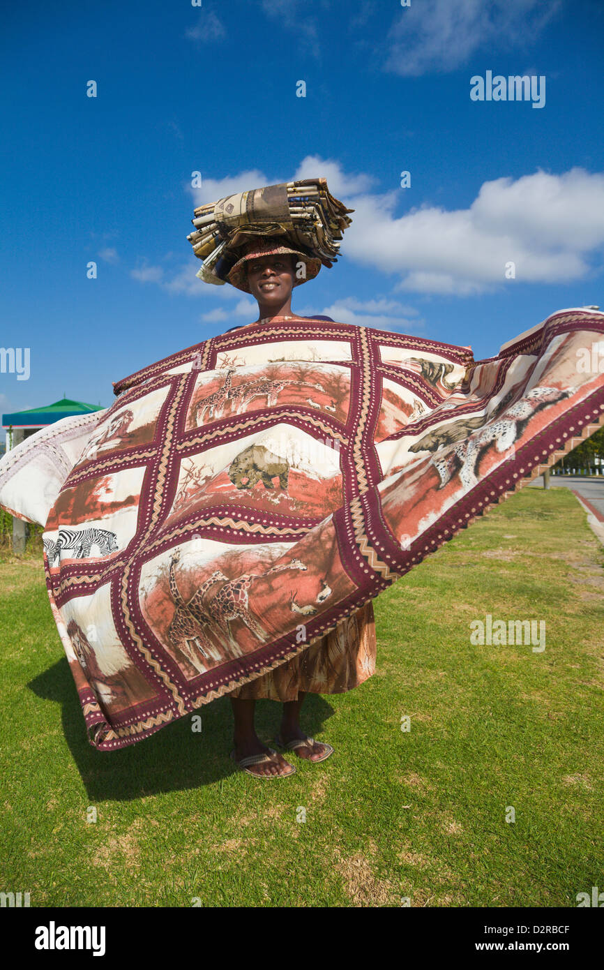 Afrikanische Frau verkaufen Knysna Western Cape Südafrika Stockfoto