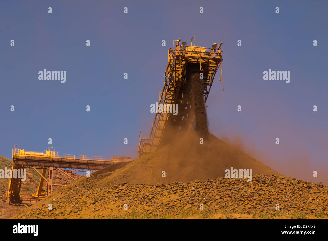 Rio Tinto Iron Ore Mine, Australien Stockfoto