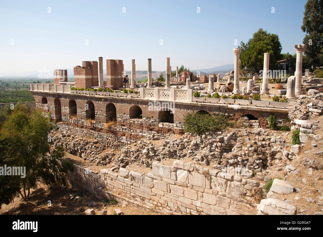 Asien, Türkei, Anatolien, Selcuk, St. Johannes-Basilika Stockfoto