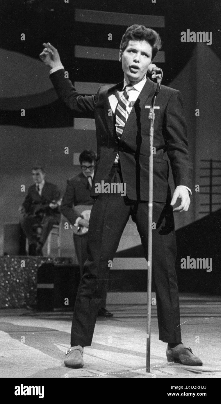 CLIFF RICHARD and the Shadows am Sonntagabend im London Palladium im Januar 1960. Foto: Tony Gale Stockfoto