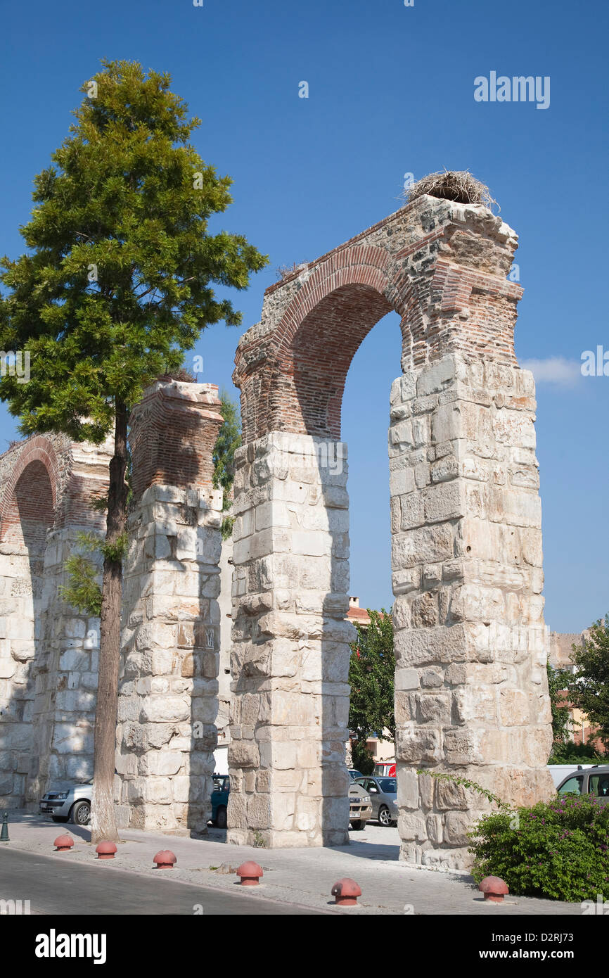 Asien, Türkei, Anatolien, Selcuk, römische Aquädukt Stockfoto