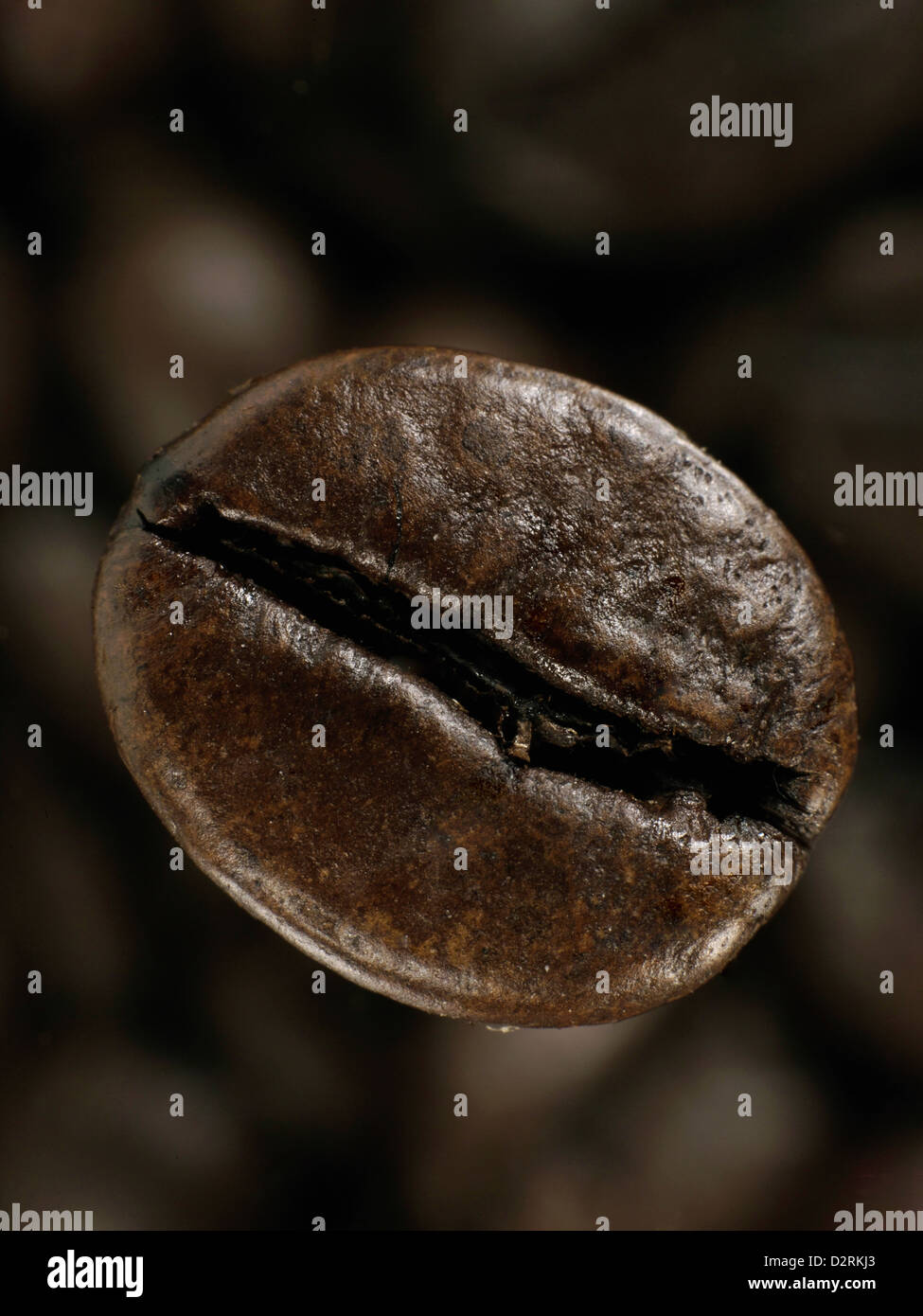 Abstrakt mit aromatischen schwarzen Kaffee Bohnen Stockfoto