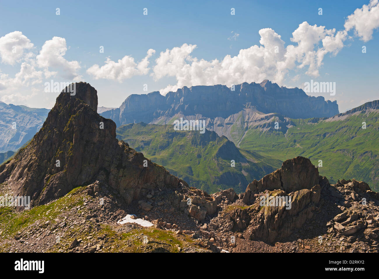 Das Tal von Chamonix, Rhône-Alpes, Frankreich Stockfoto