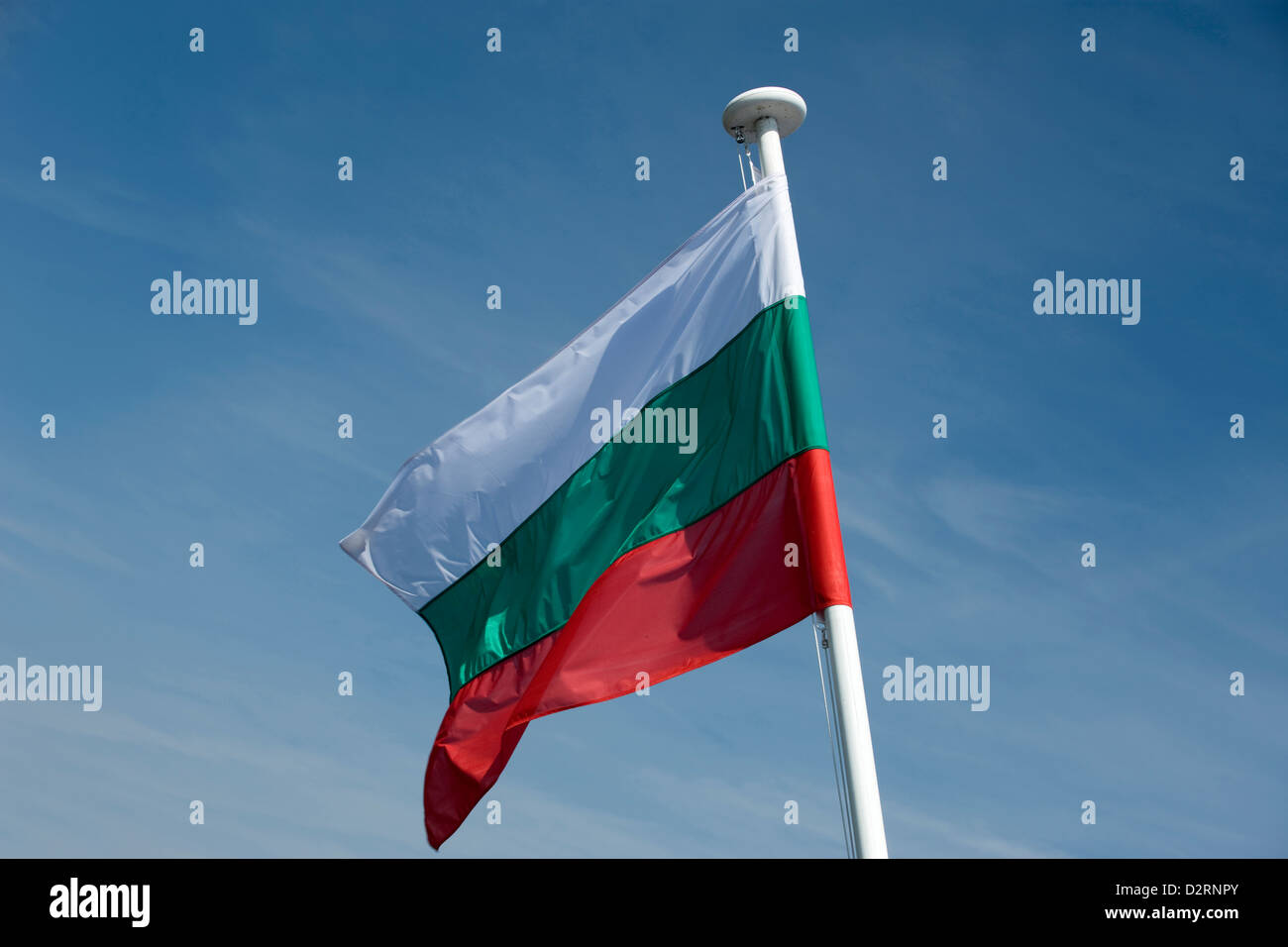 Bulgarische Flagge Stockfotos und -bilder Kaufen - Alamy