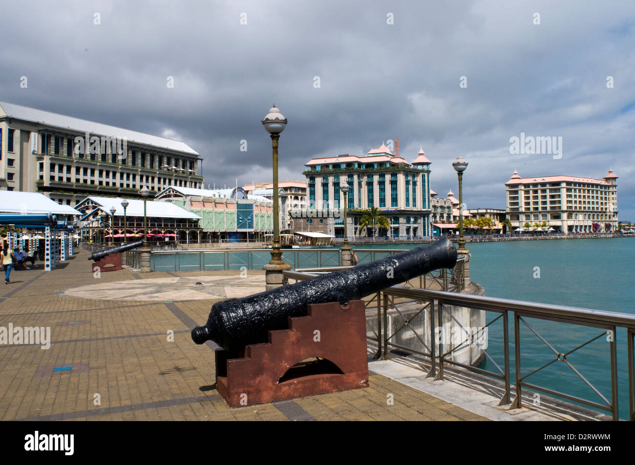 Le Caudan, Port Louis, mauritius Stockfoto