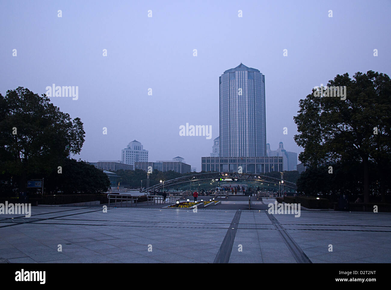 Shanghai Pudong New Area, die Schönheit der Stadt Stockfoto