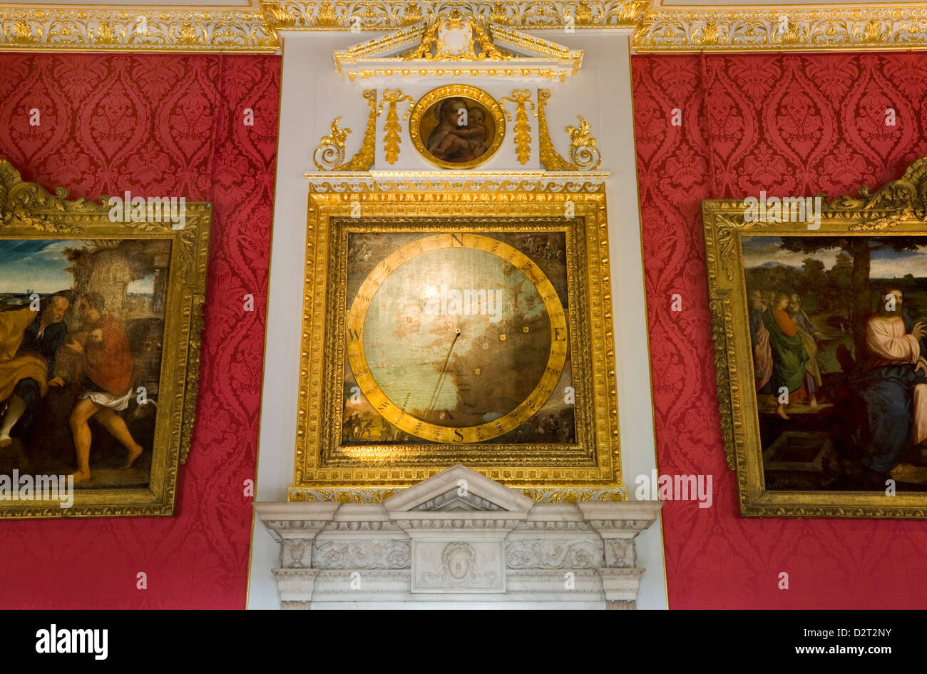 Anemometer, in der die Könige der Galerie des Kensington Palace, London. VEREINIGTES KÖNIGREICH. Stockfoto