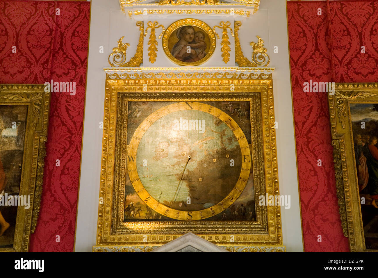 Anemometer, in der die Könige der Galerie des Kensington Palace, London. VEREINIGTES KÖNIGREICH. Stockfoto